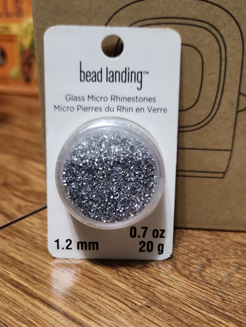 Beads Landing Glass Micro CRYSTALS- 1.2mm